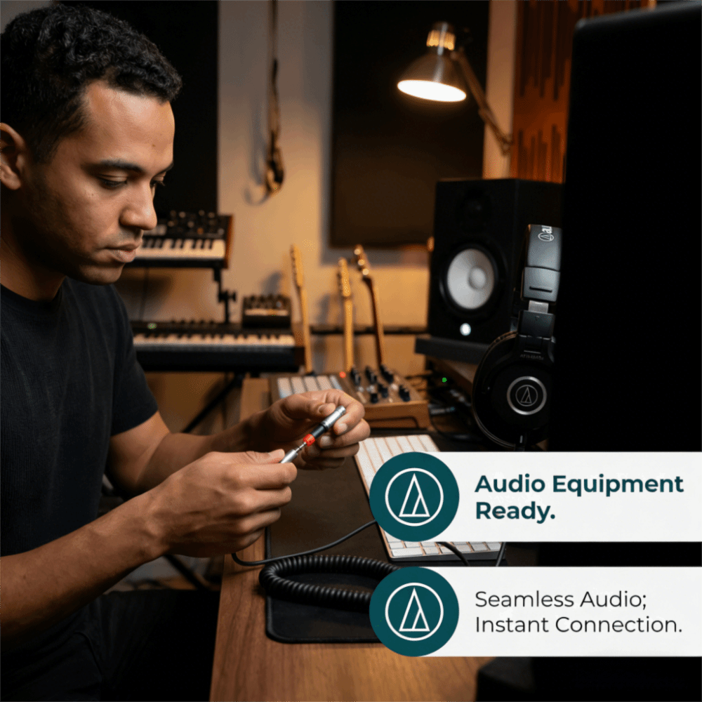 Audio Technica Headphone Ath-M50X - 플러그 앤 플레이 2.5mm ~ 3.5mm