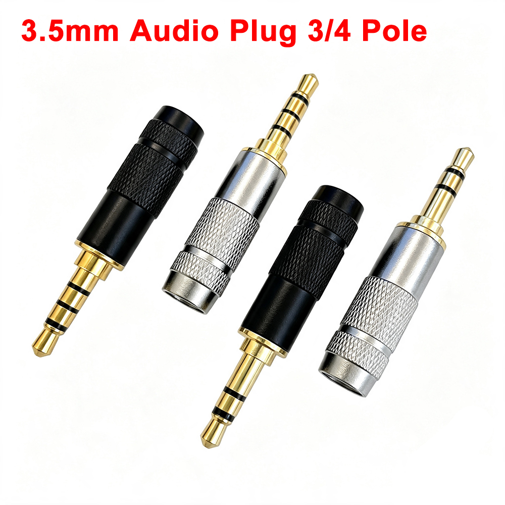 1pcs 골드 도금 3.5mm 잭 오디오 플러그 3/4 - Audiophile Headphone Wired 리뷰 및 가격