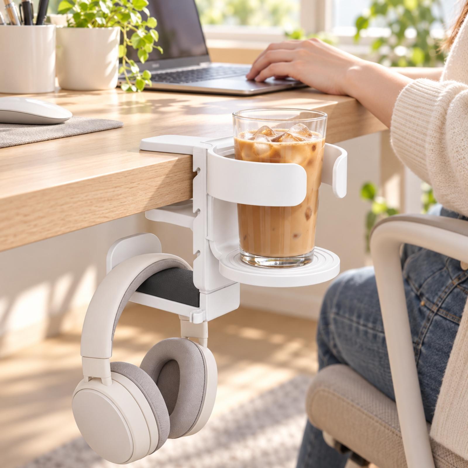 책상용 헤드폰 거치대, 안경 홀더, 컵 홀더가 함께 제 - Headphone Stand Desk 리뷰 및 가격