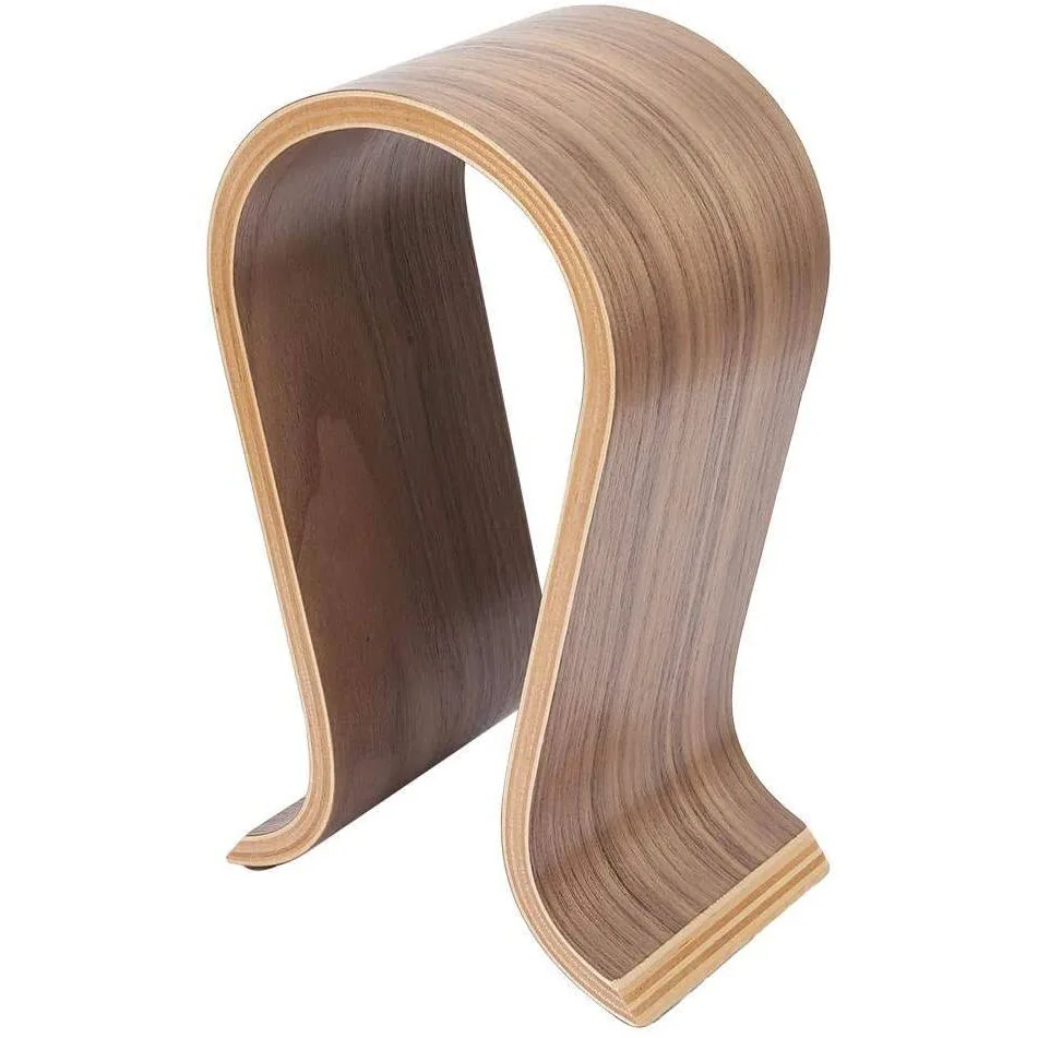 나무 소재의 헤드폰 거치대, 온이어 헤드셋용 데스크 스 - Headphone Stand Desk 리뷰 및 가격