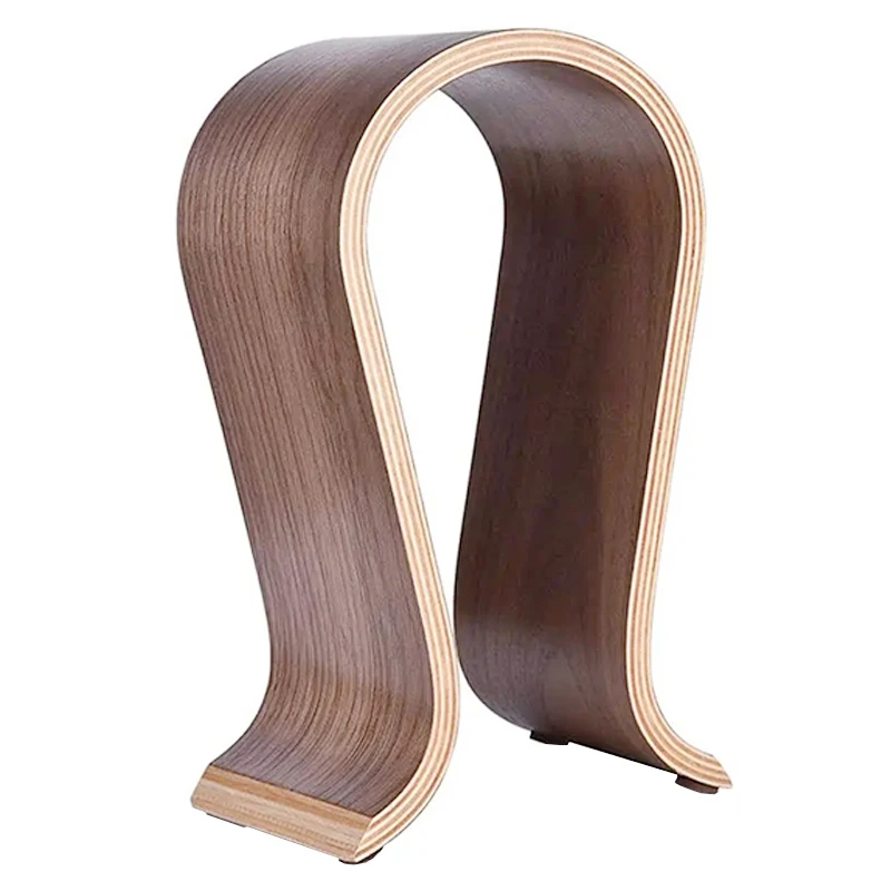 나무 소재의 헤드폰 거치대, 온이어 헤드셋용 데스크 스 - Headphone Stand Desk 리뷰 및 가격