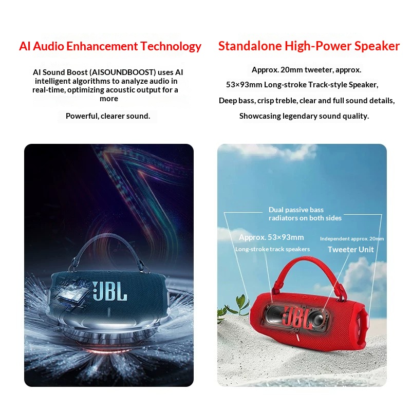 JBL CHARGE6 아웃도어 블루투스 스피커, 내장형 - Anker Speaker Soundcore Boom 2 리뷰 및 가격